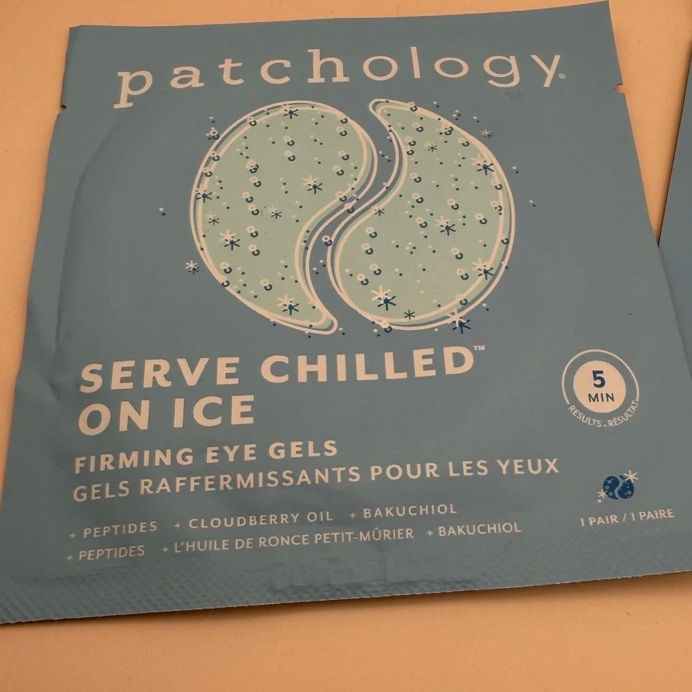 Patchology Serve Chilled On Ice Hydrogel Face Mask and Firming Eye Gels‎ Set